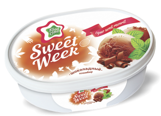 SWEET WEEK – ыдыстағы табиғи кілегей негізіндегі шоколадты пломбир